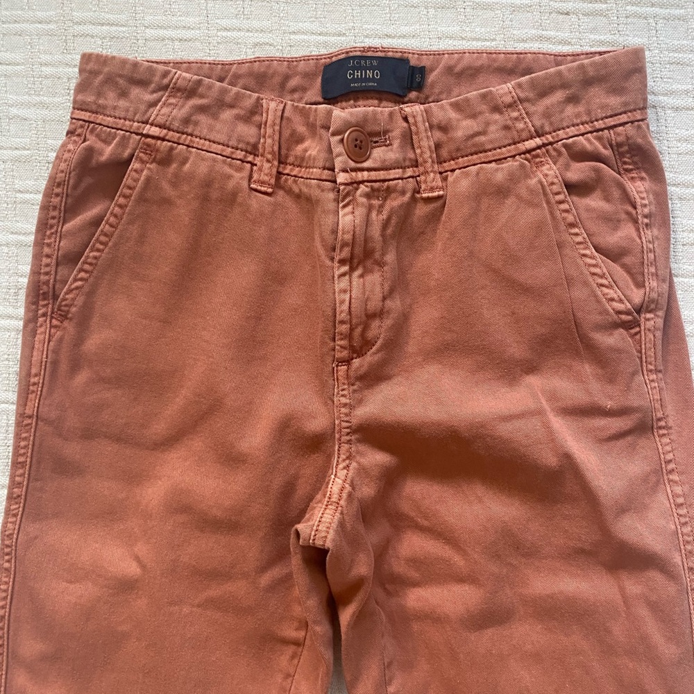 J.Crew coral chino utility relaxed fit pants size 00 - Picture 2 of 8